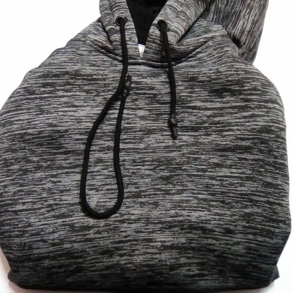 Huntington BC Hoodie L Black Space Dye
